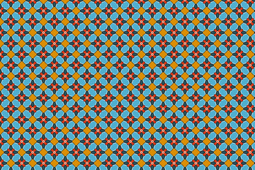 seamless geometric pattern with shapes