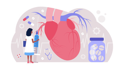 Cardiology concept