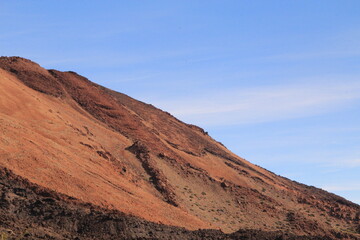Fototapeta na wymiar Teide landscape with blue sky