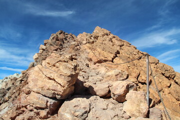 Teide landscape with blue sky