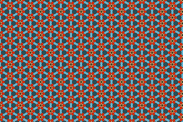 seamless geometric pattern with shapes