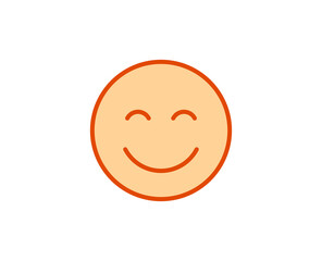 Emoji line icon. High quality outline symbol for web design or mobile app. Thin line sign for design logo. Color outline pictogram on white background