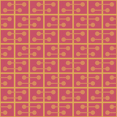 Simple abstract seamless pattern - decorative accent for any surfaces.