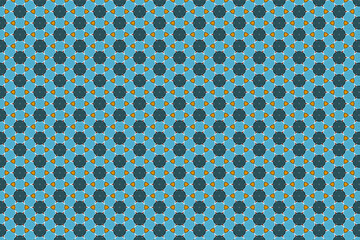 seamless geometric pattern with shapes