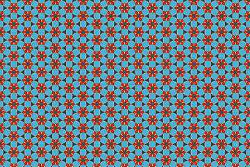 seamless geometric pattern with shapes