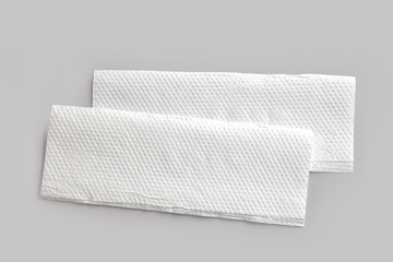 new white folded paper napkins