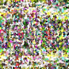 Particle pattern with polygonal fragments. Abstract background or wallpaper design.