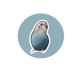 Lovebird cute kawaii