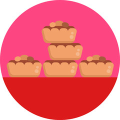 Christmas Food Icons. 