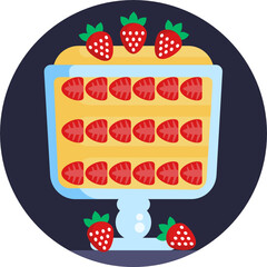 Christmas Food Icons. 