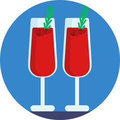 Christmas Food Icons. 