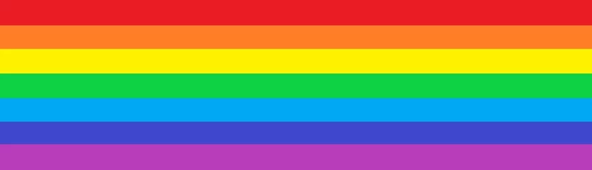 Fotobehang Flag LGBT pride community, Gay culture symbol, Homosexual pride. Rainbow flag sexual identity © Asha Natasha