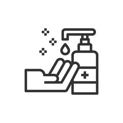 Hand Sanitizer Icon vector illustration