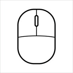 Computer Mouse icon. Vector illustration. Business concept mouse cursor pictogram.