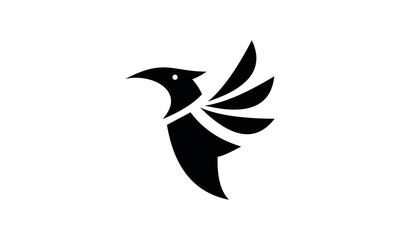 vector logo bird silhouette