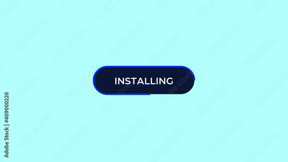 Poster installation process animation in 4k with green screen. modern design