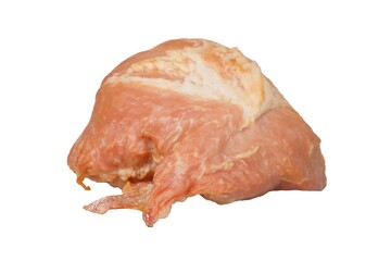 Ham on isolated white background