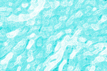 Detailed liquid CG background of fancy in 2020 blue color Aqua Menthe - creative design background