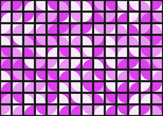 Abstract Geometric Pattern generative computational art illustration