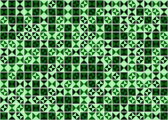 Obraz premium Abstract Geometric Pattern generative computational art illustration