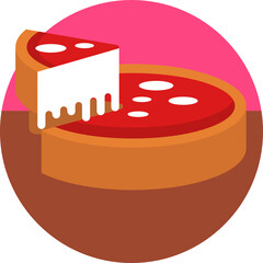 American Food icons. Food Icons. Fast Food Icons. Vector Illustration.
