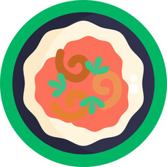 American Food icons. Food Icons. Fast Food Icons. Vector Illustration.