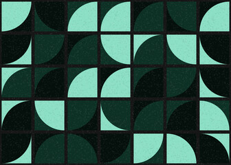 Abstract Geometric Pattern generative computational art illustration