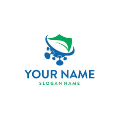 eco bio friendly logo design