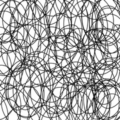 Obraz premium Line abstract pattern with hand drawn lines. wavy striped vector illustration