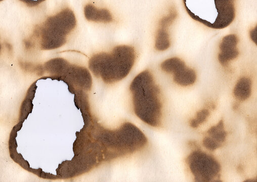 Vintage burned paper edges  background