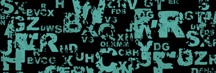 abstract background with alphabet	
