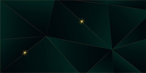 Emerald Luxury Gold Background. Christmas New Year Celebration
