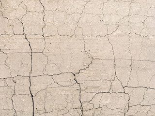 dry cracked ground, drought, poor soil, no water