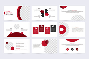 Red Minimalist Corporate Presentation Template