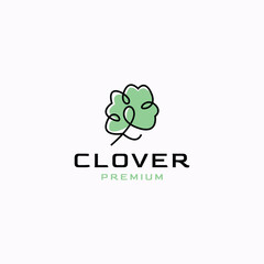 Clover Leaf logo vector icon template