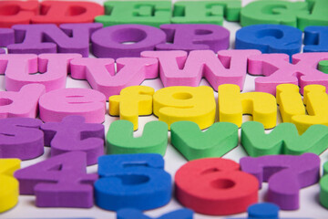 Children's school letters magnetic alphabet