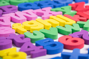 Children's school letters magnetic alphabet