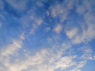 blue sky with clouds