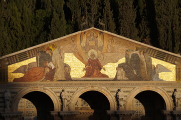 the mount of olives in Jerusalem: the Church of all Nations