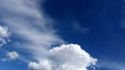 Obraz premium blue sky with clouds