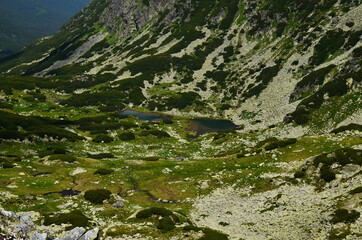 mountain lake in a mountain