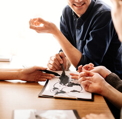 Elements of this image furnished by NASA. a group of employees discussing the distribution infrastructure.