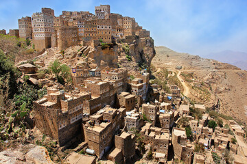 Traditional Yemen Village Al-Hajjarh