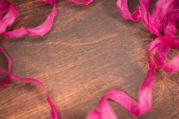 Rahmen aus Geschenkband, Layout für Sprüche, Wörter und Glückwünsche