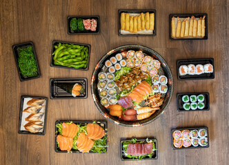 Il sushi il mangiare Japponese