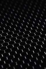 Abstract hi-tech surface with a honeycomb cells