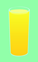 zombie glass of juice vector