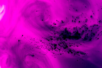 Red potassium permanganate as an abstract background .