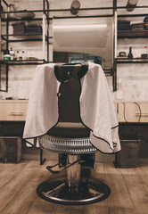 Stylish vintage barber chair