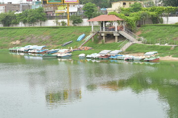 boats on the river